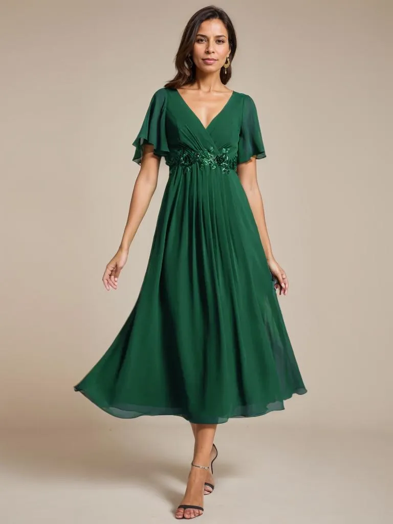 Corrieanne midi Mother of the bride/groom dress