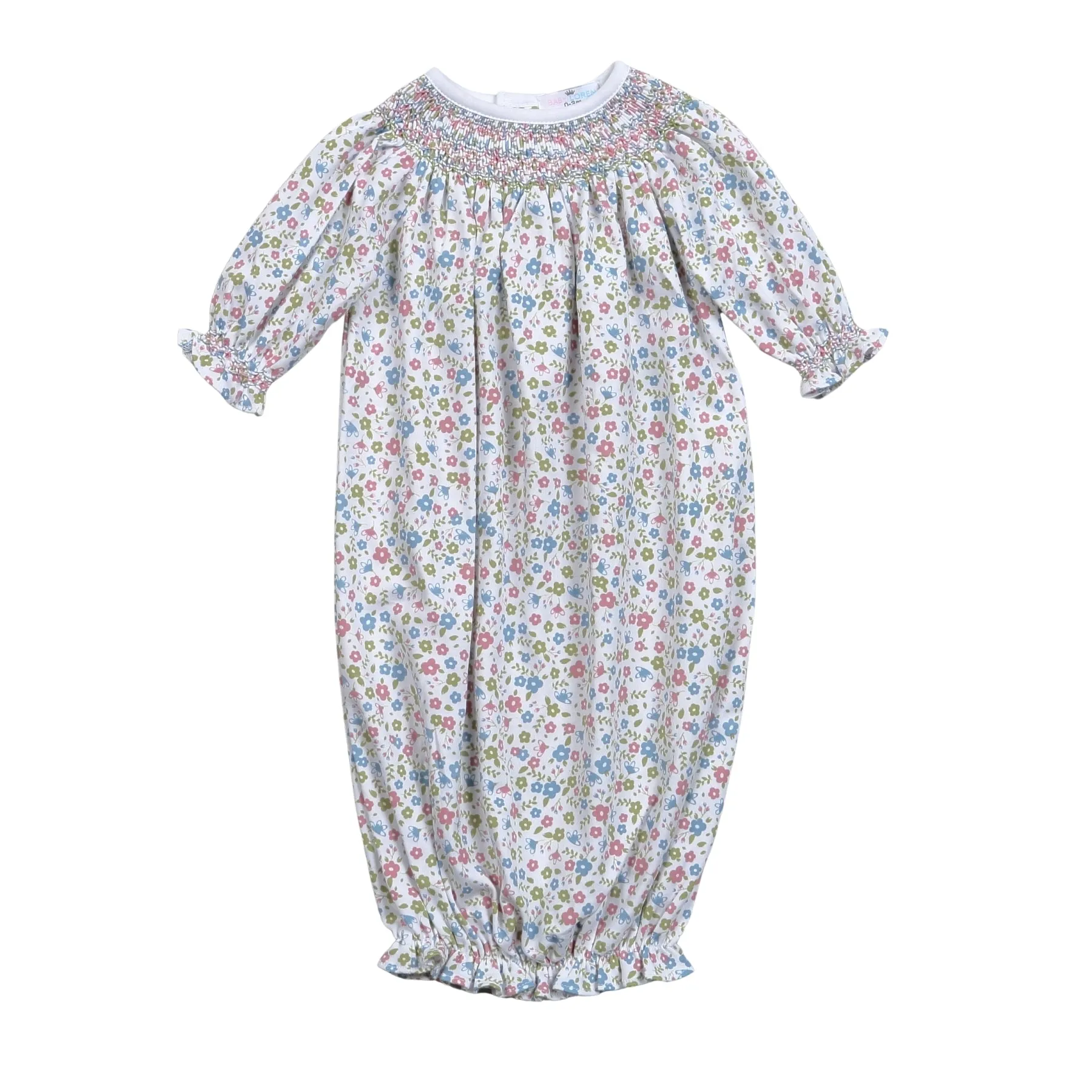 Darlene Pima Hand Smocked Bishop Gown