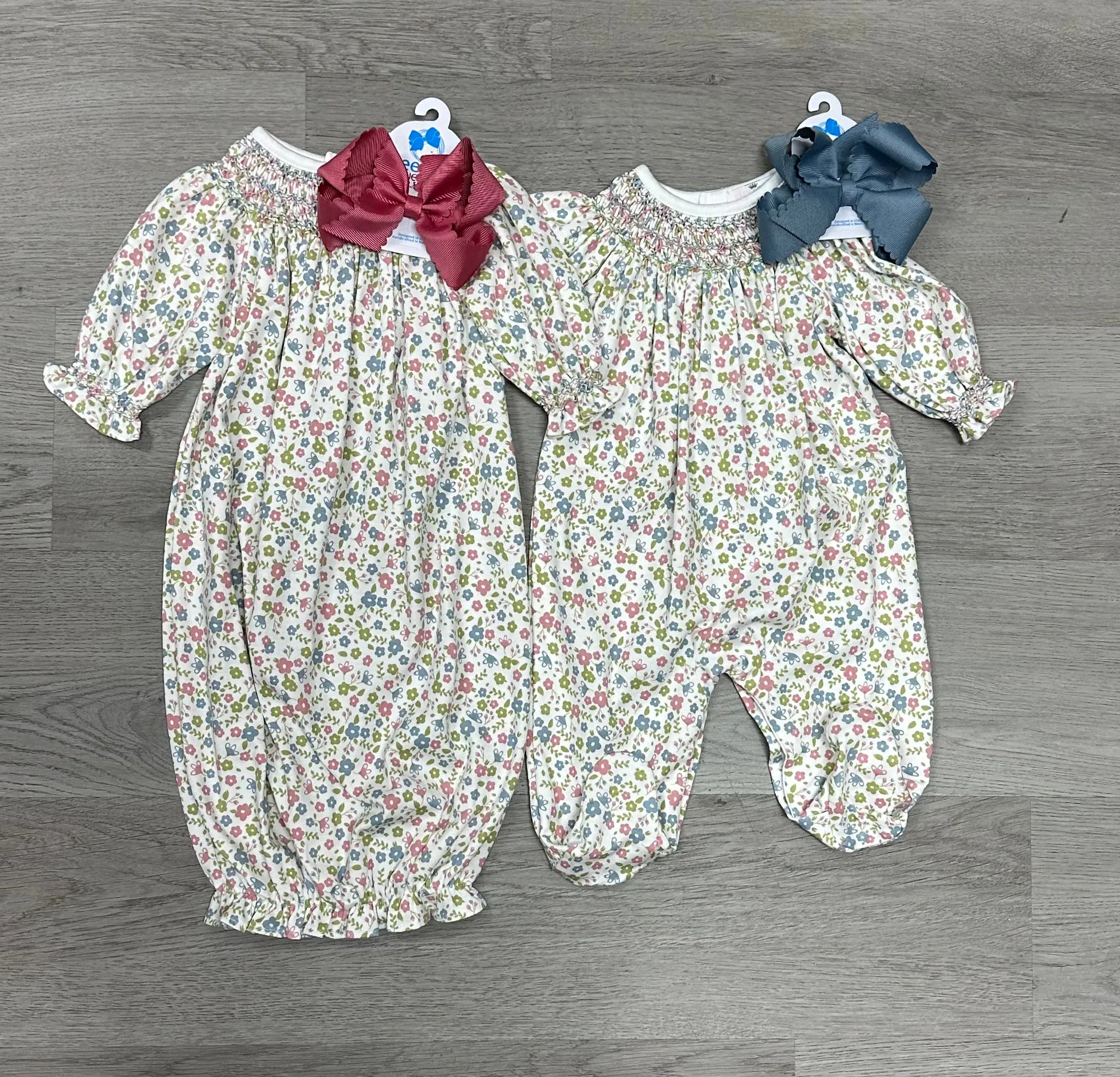 Darlene Pima Hand Smocked Bishop Gown