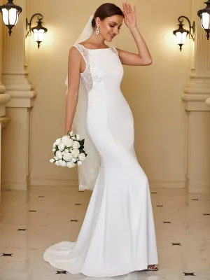 Deb high neck wedding gown with fishtail ivory s10 Express NZ wide