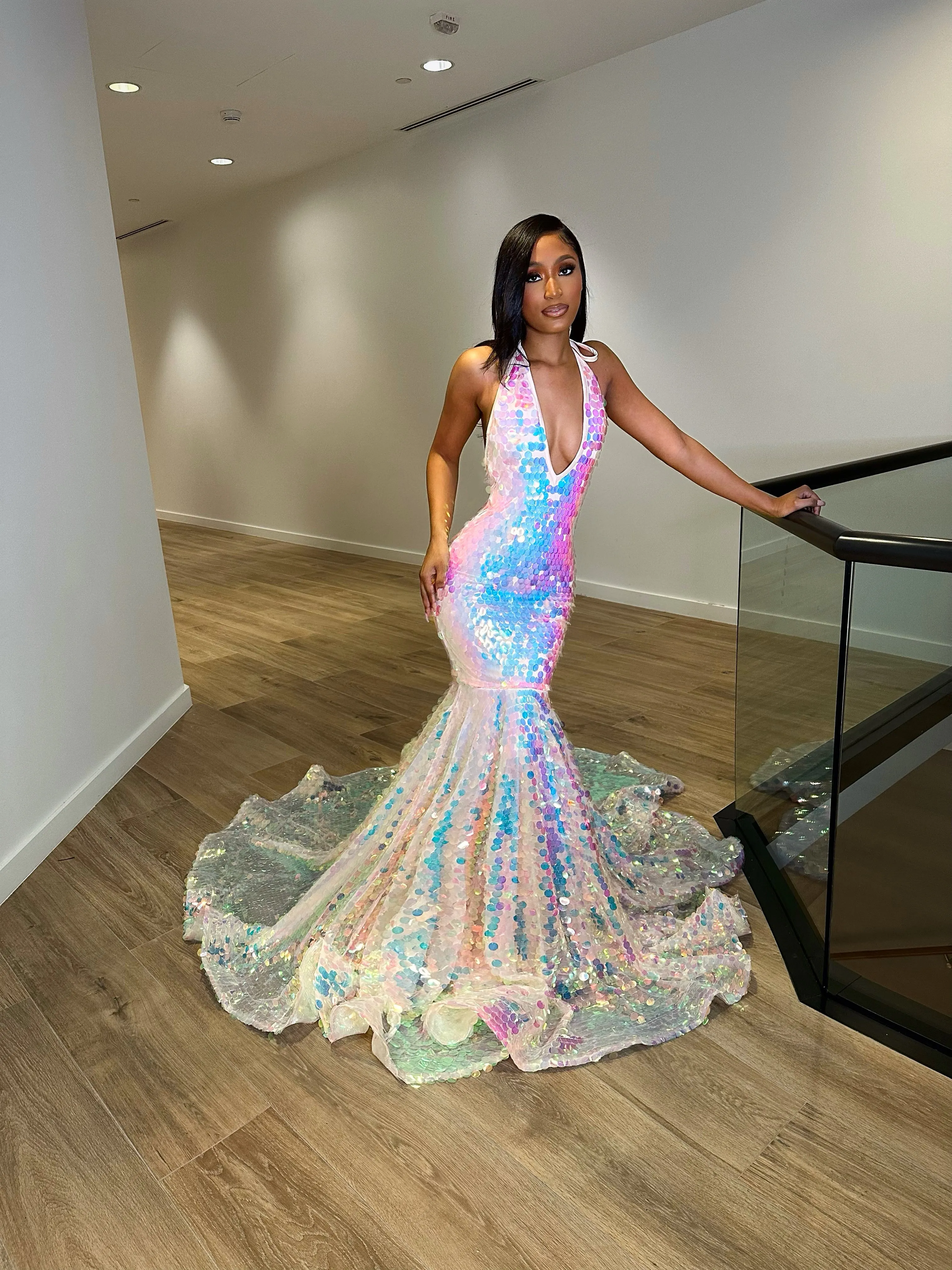 Disco Mermaid Gown