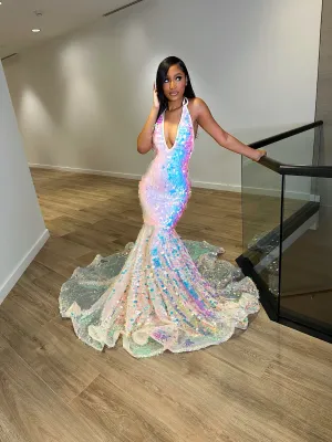 Disco Mermaid Gown