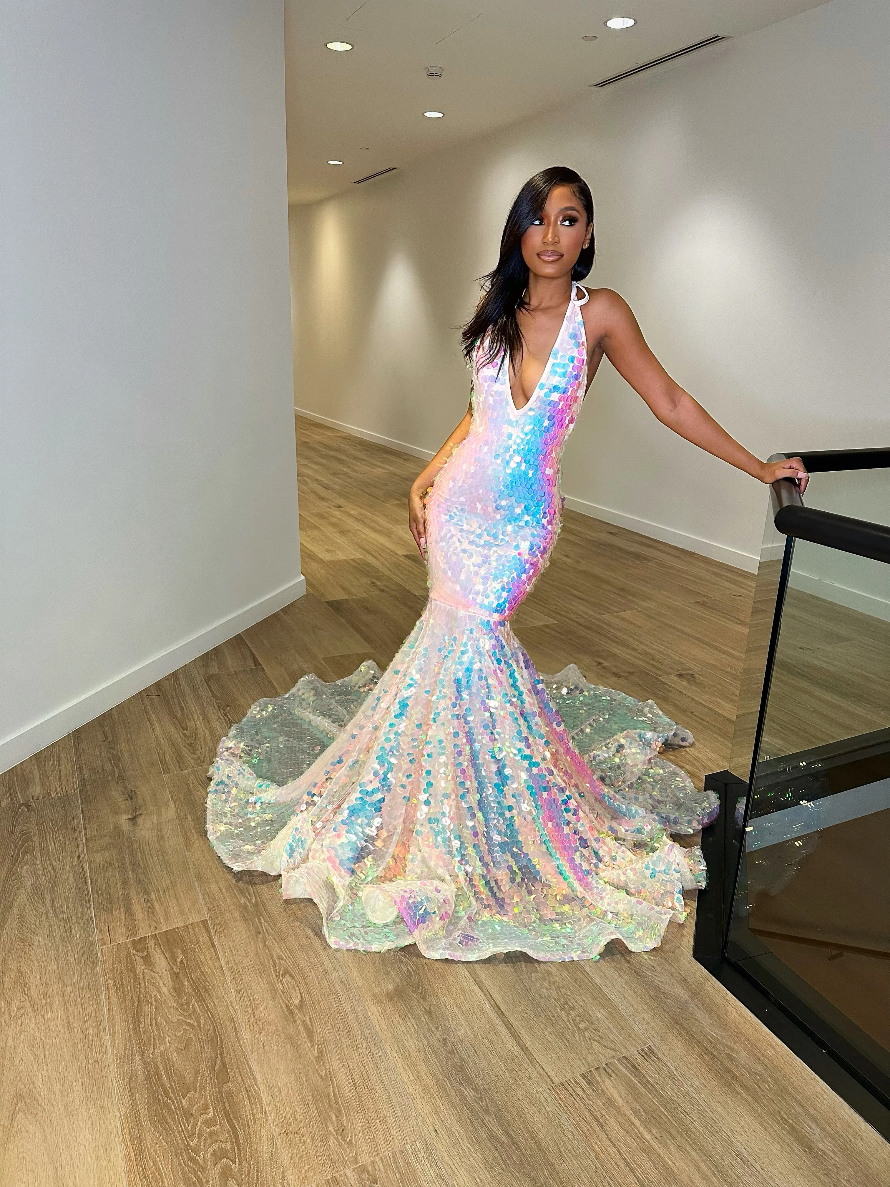 Disco Mermaid Gown