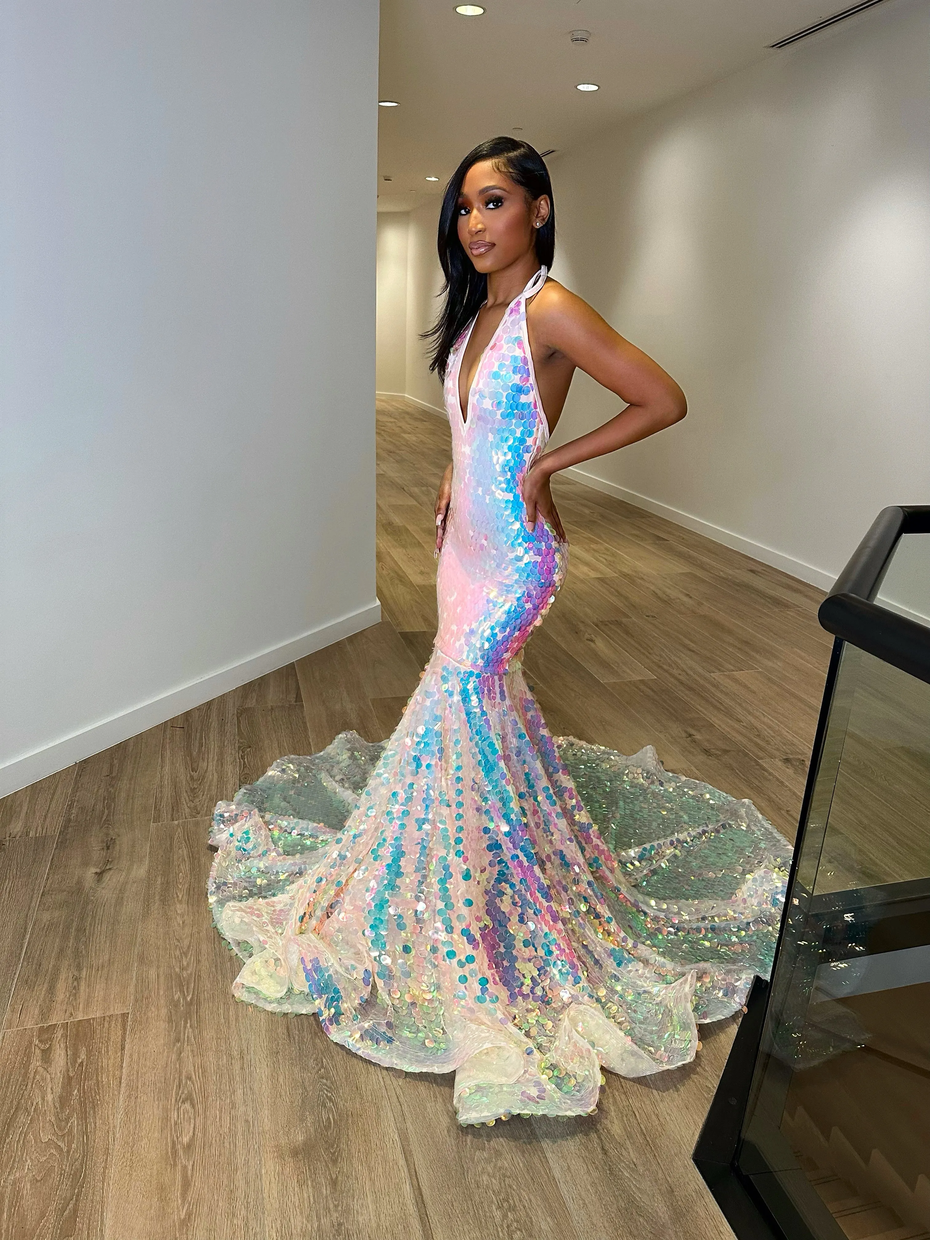 Disco Mermaid Gown