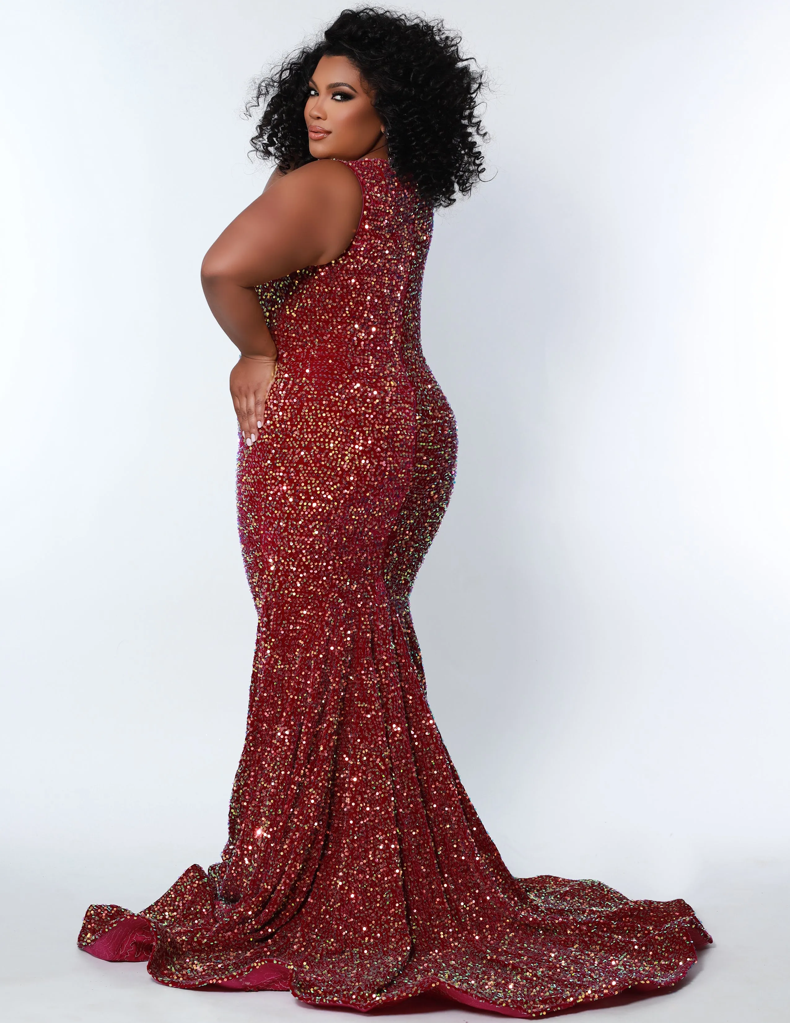 Discontinued Shifter Pageant Gown <br> JK2301