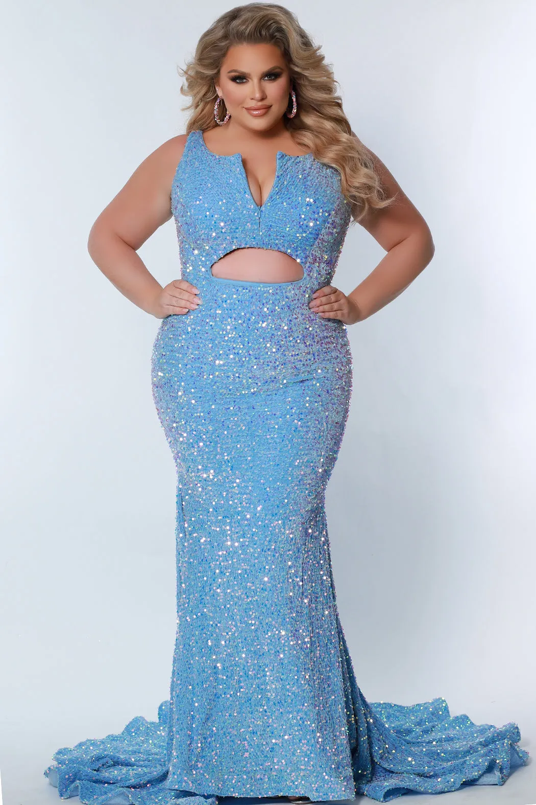Discontinued Shifter Pageant Gown <br> JK2301