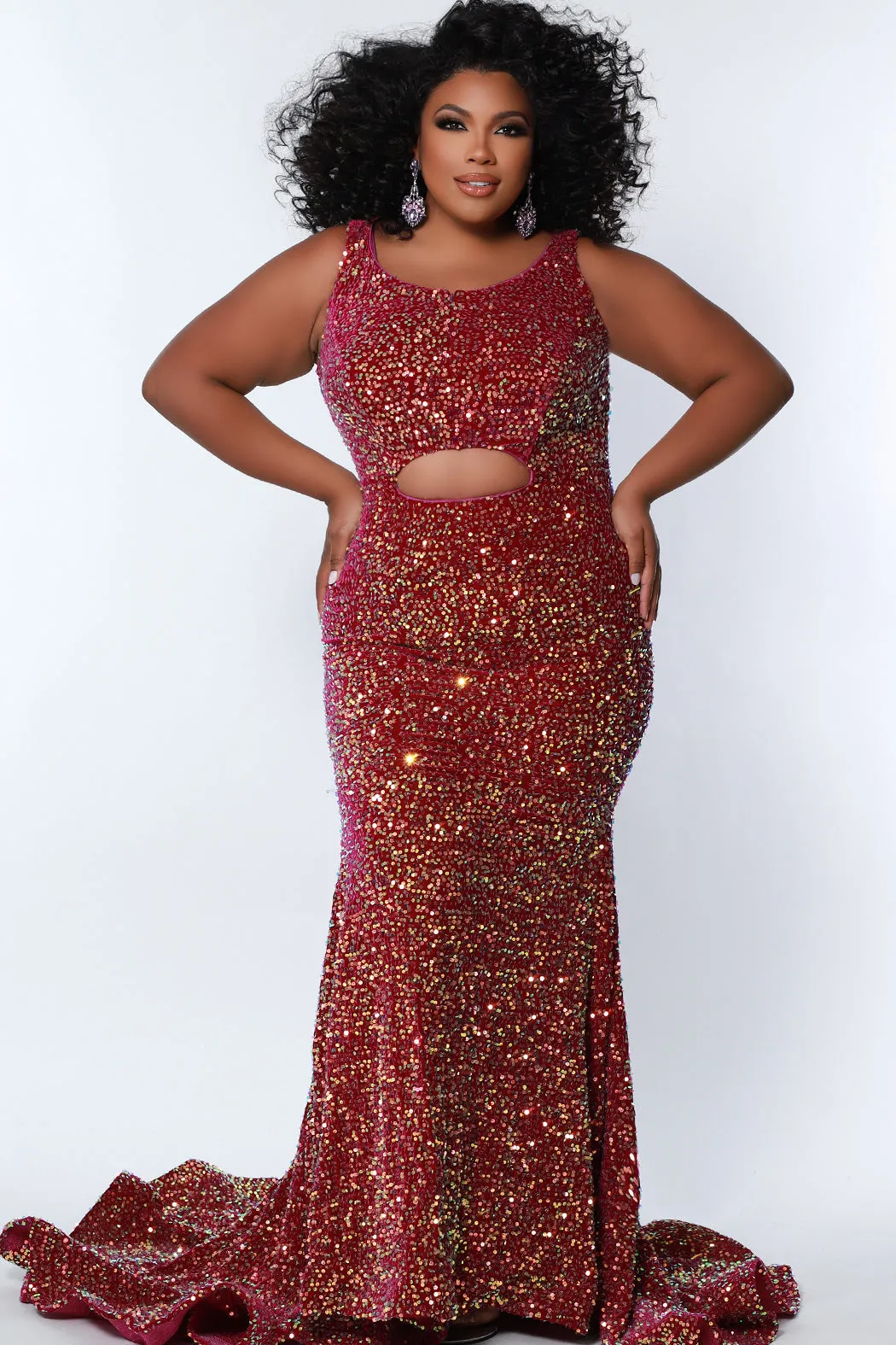 Discontinued Shifter Pageant Gown <br> JK2301