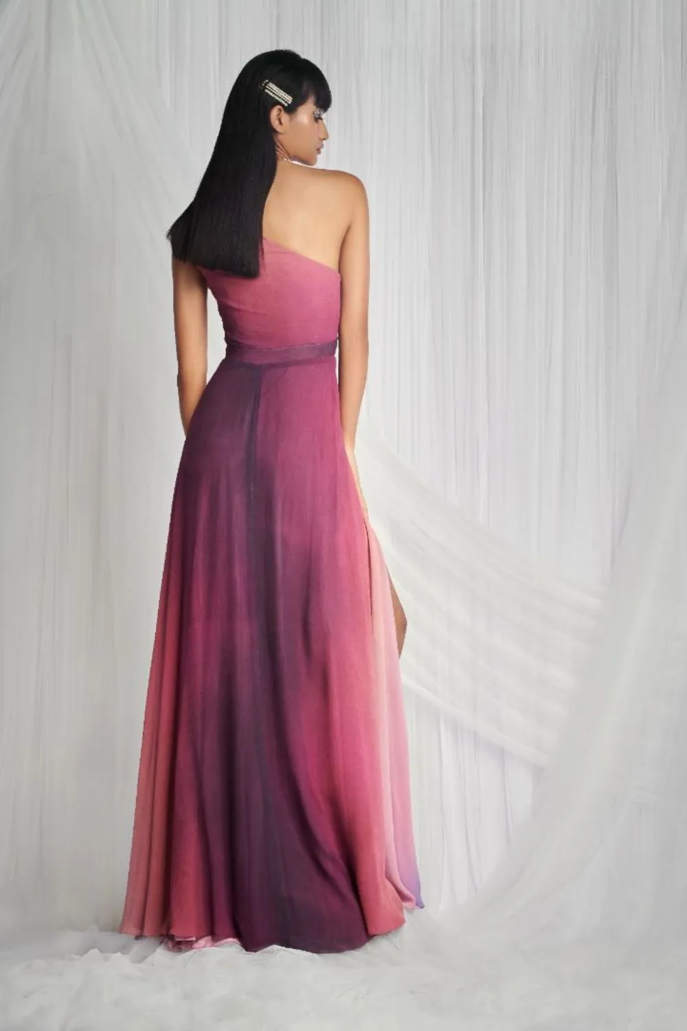 Dusk One Shoulder Gown