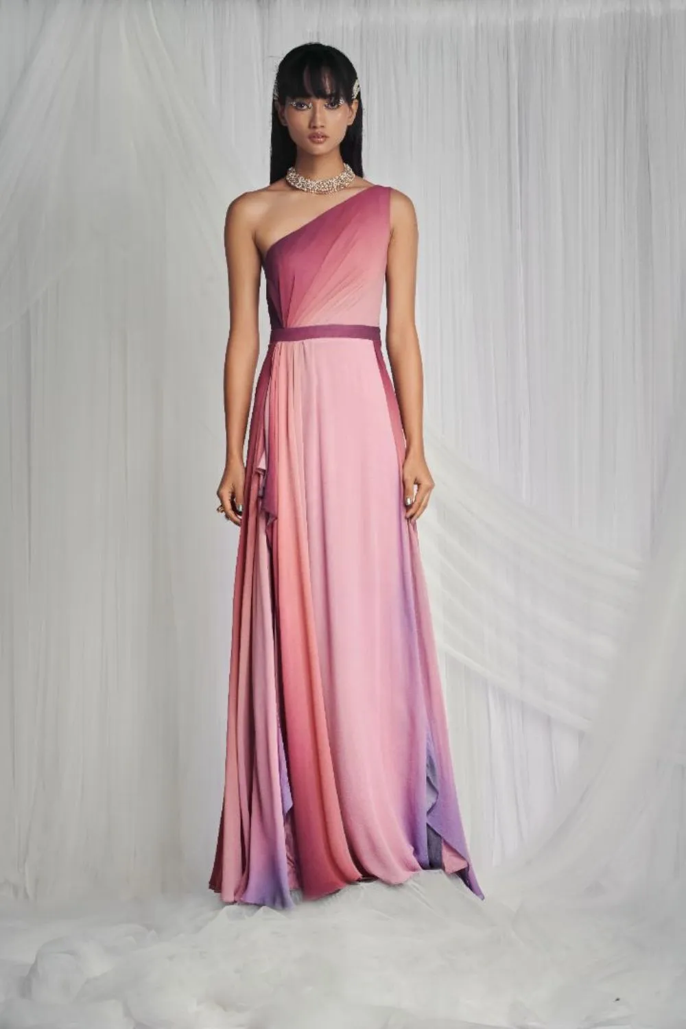 Dusk One Shoulder Gown