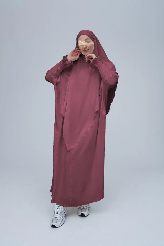 Dusty Pink Pristine prayer gown for Omrah or prayer