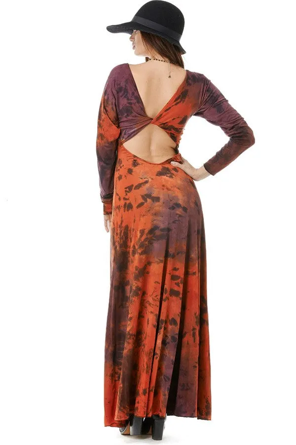 Edie Maxi Long Sleeve Dress