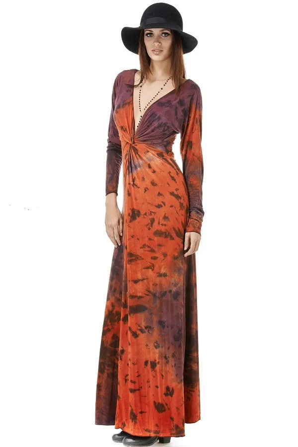Edie Maxi Long Sleeve Dress