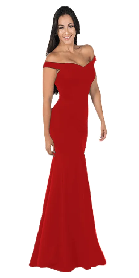 Edward Young 8160 Off-the-Shoulder Mermaid Long Dress