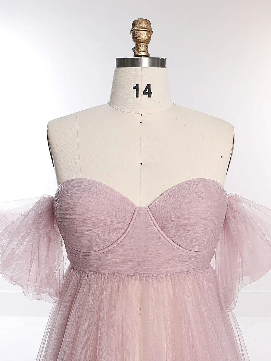 Elegant Tulle Photo Shoot Dress Maternity Gown for Photoshoot YW231018