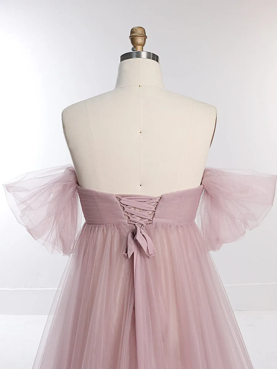 Elegant Tulle Photo Shoot Dress Maternity Gown for Photoshoot YW231018