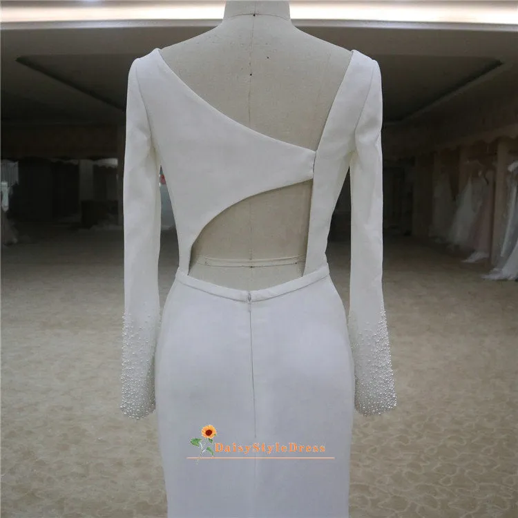 Fitted Long Sleeve Wedding Dress