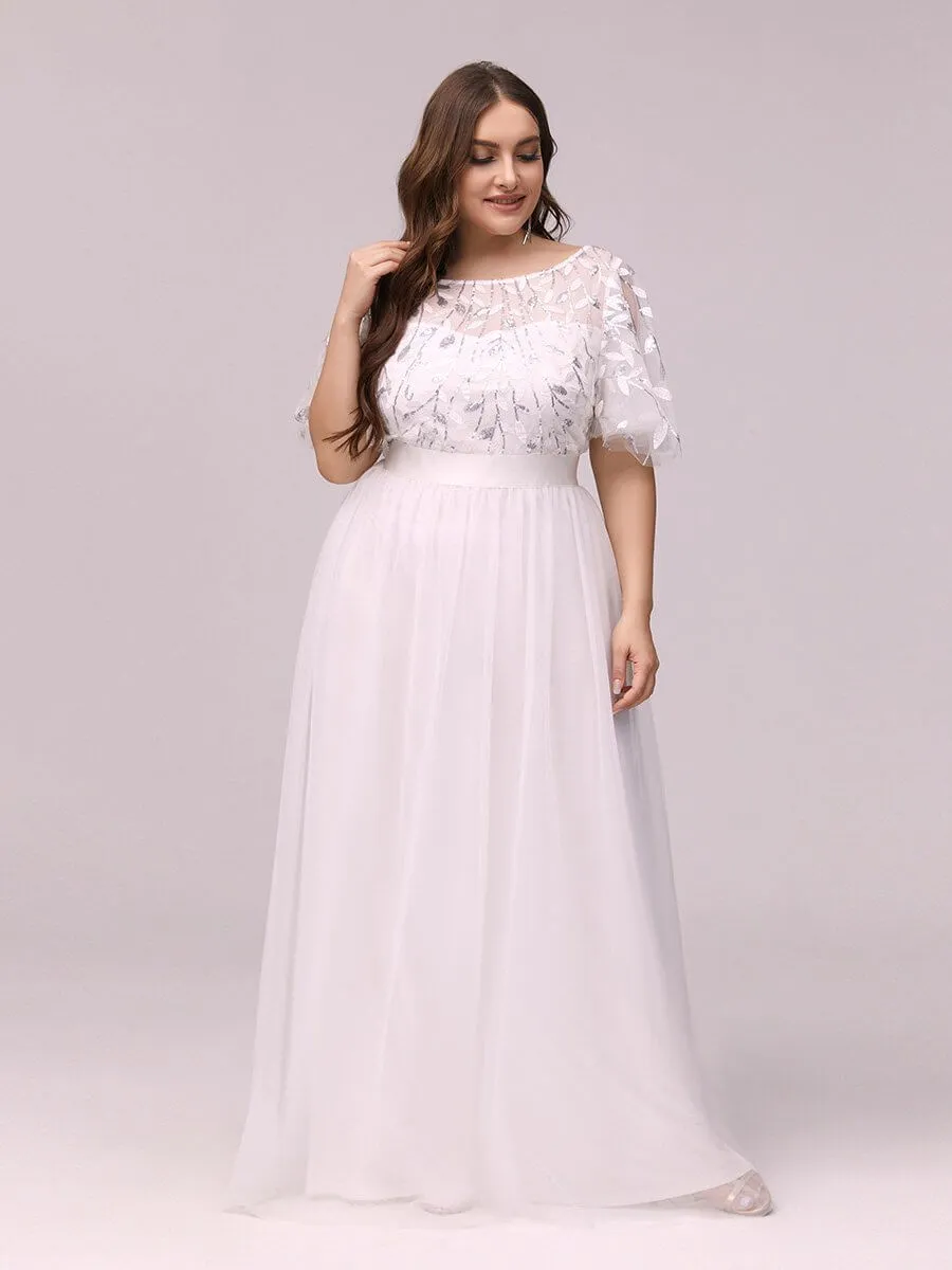 Georgia flutter sleeve tulle bridesmaid dress in light gold s18 Express NZ wide
