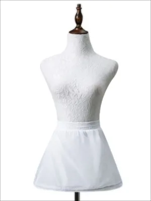 Girls Short One Hoop Petticoat