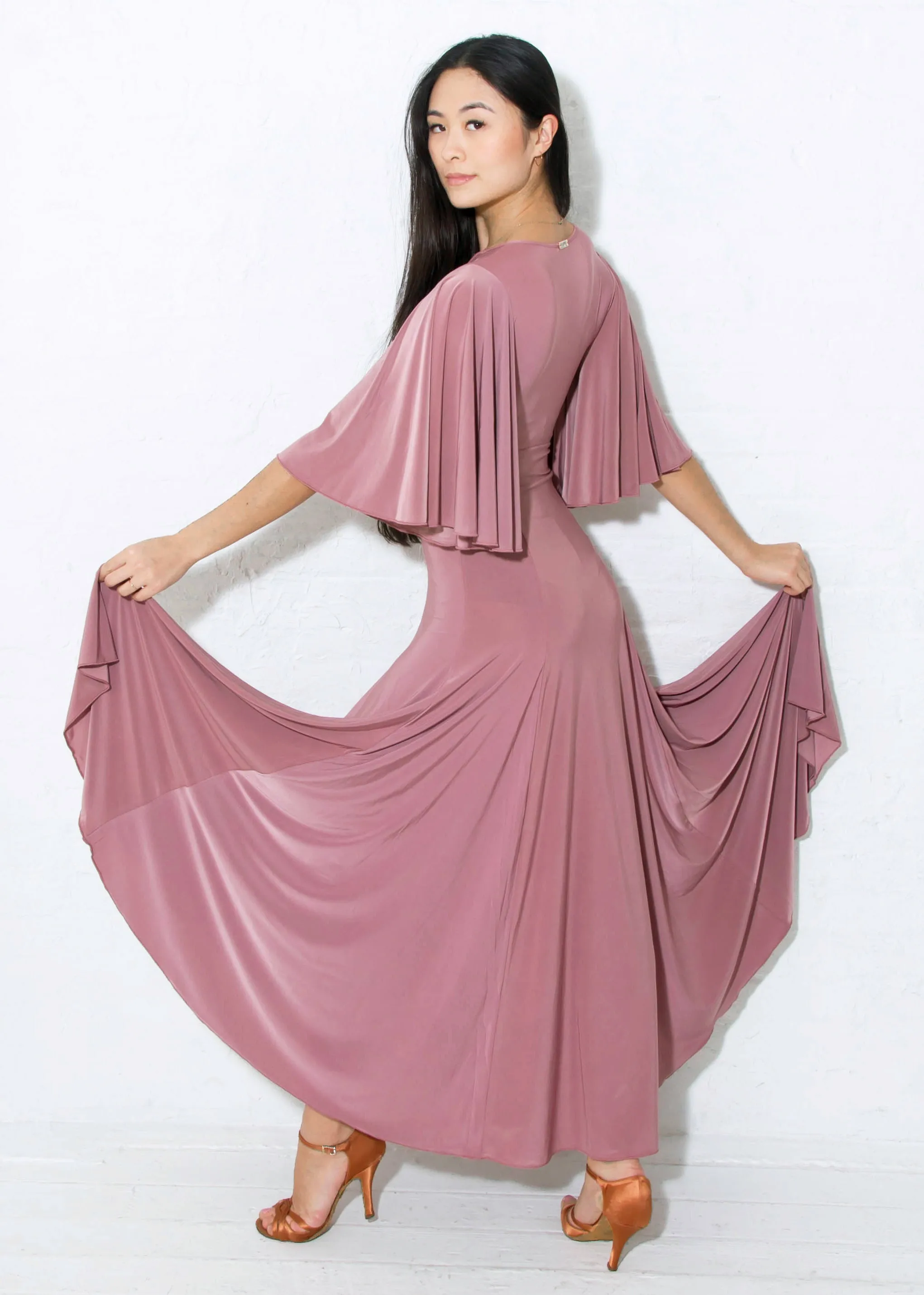 Harper Gown - Dusty Rose