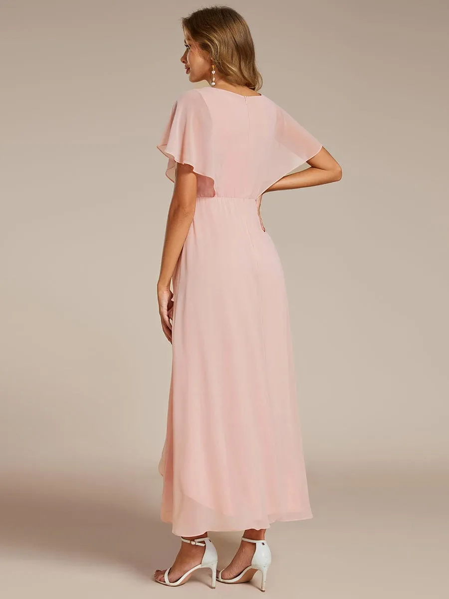 Haydie high low midi Mother of the bride/evening dress