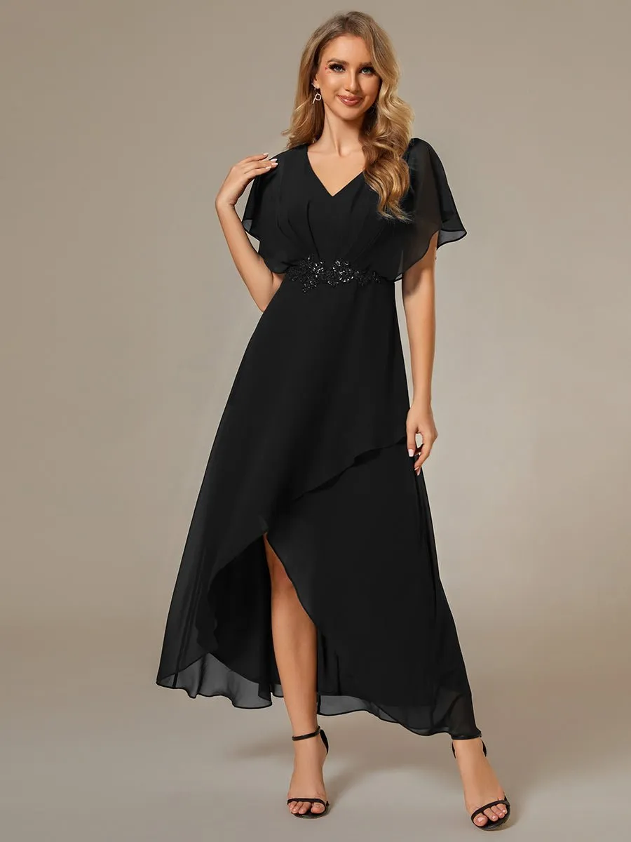 Haydie high low midi Mother of the bride/evening dress