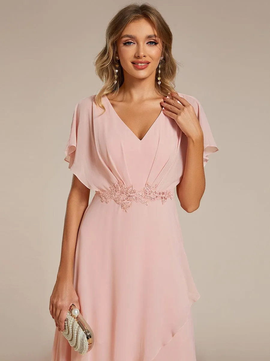 Haydie high low midi Mother of the bride/evening dress