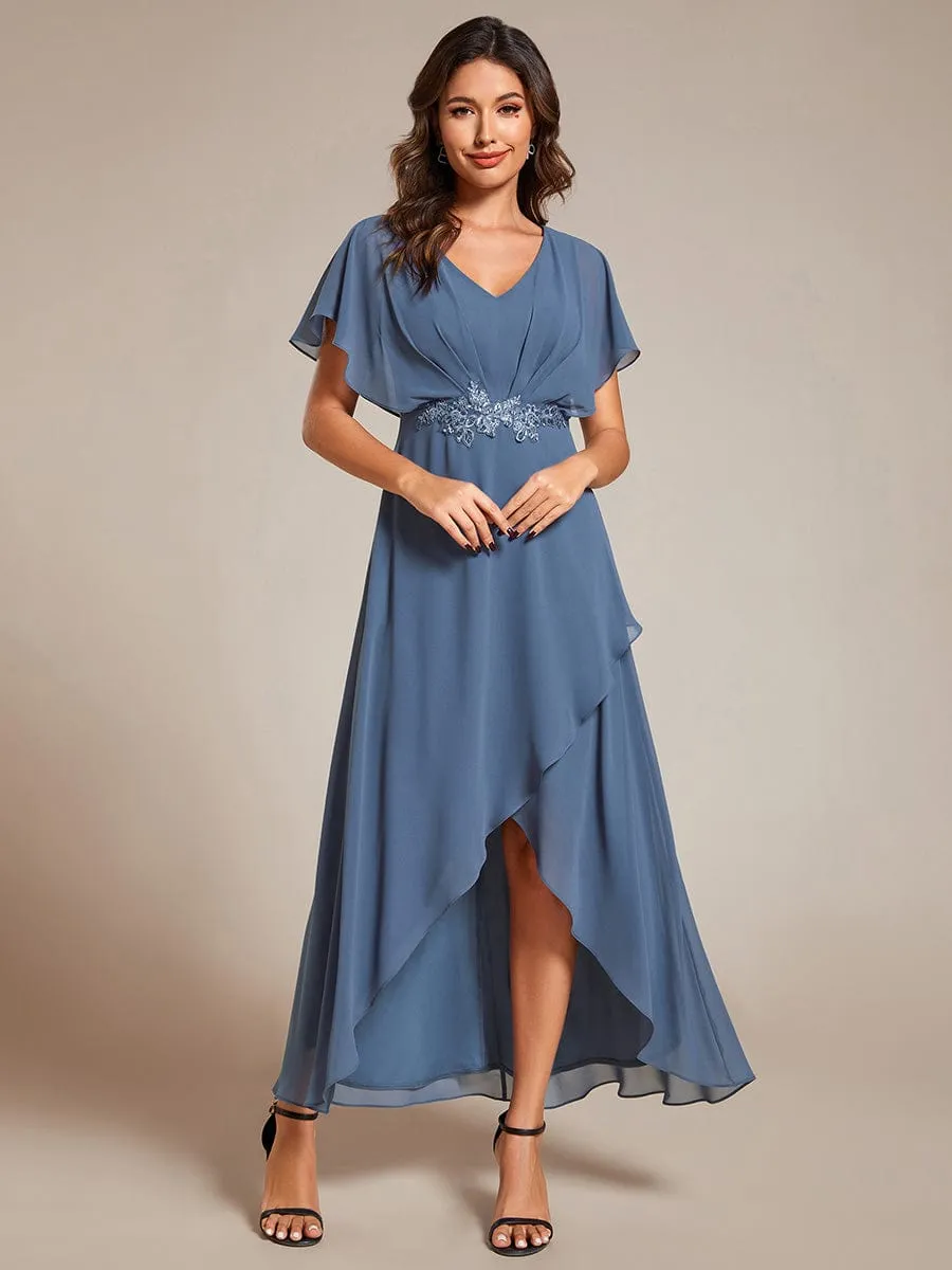 Haydie high low midi Mother of the bride/evening dress