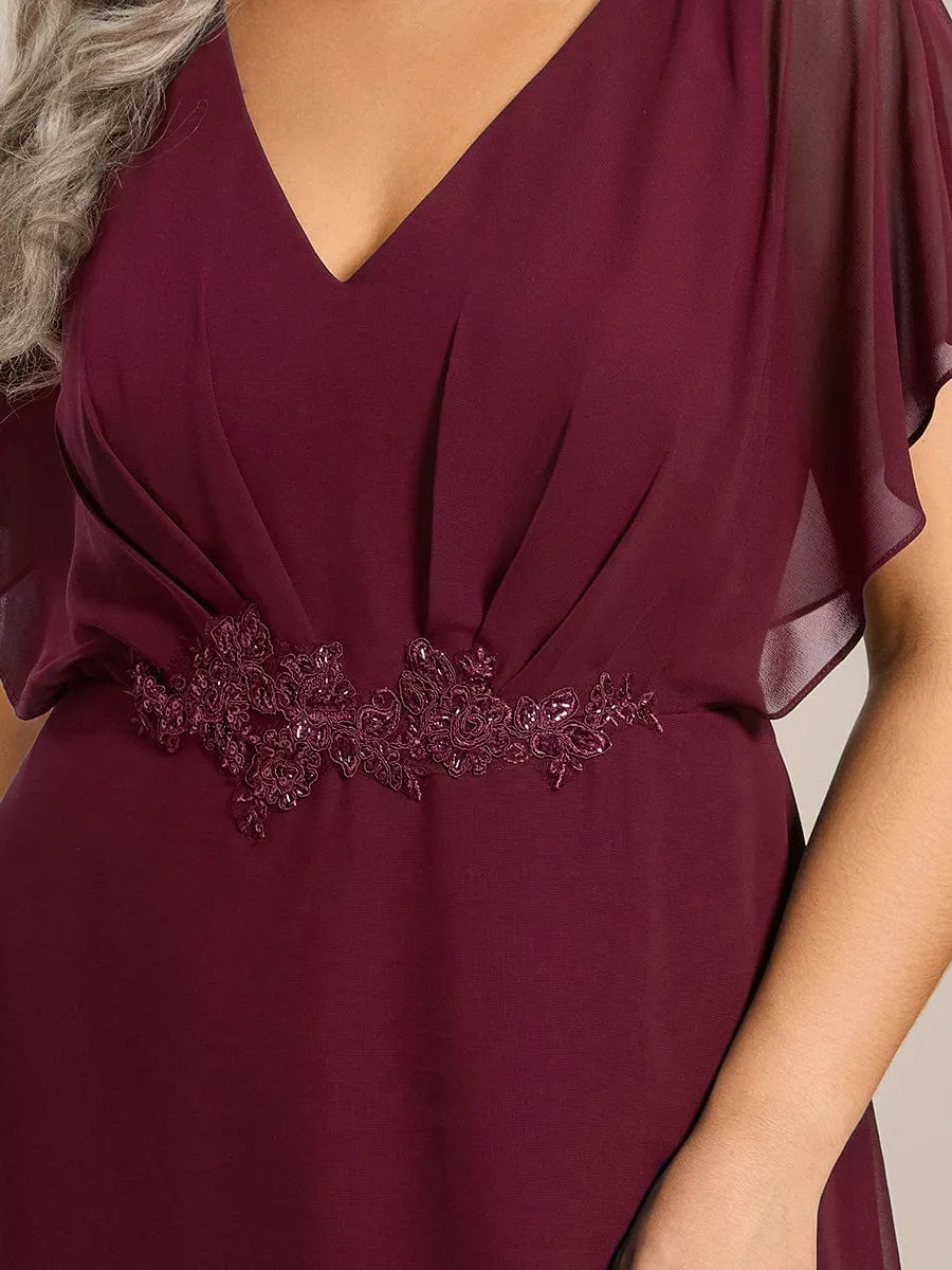 Haydie high low midi Mother of the bride/evening dress
