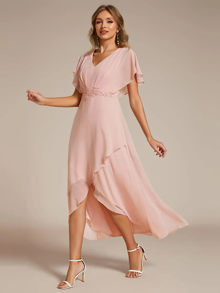 Haydie high low midi Mother of the bride/evening dress
