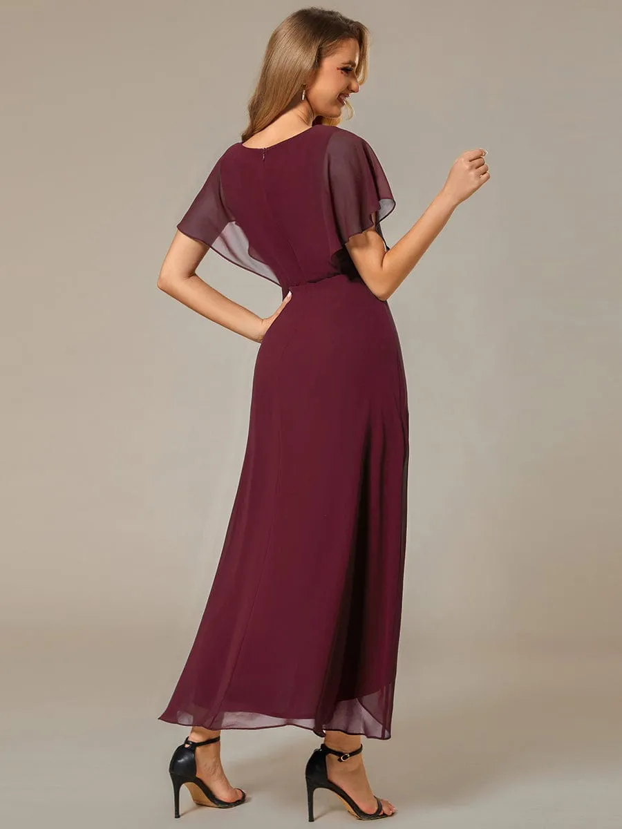 Haydie high low midi Mother of the bride/evening dress