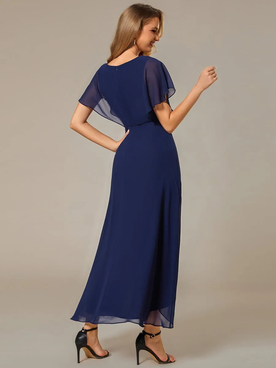 Haydie high low midi Mother of the bride/evening dress