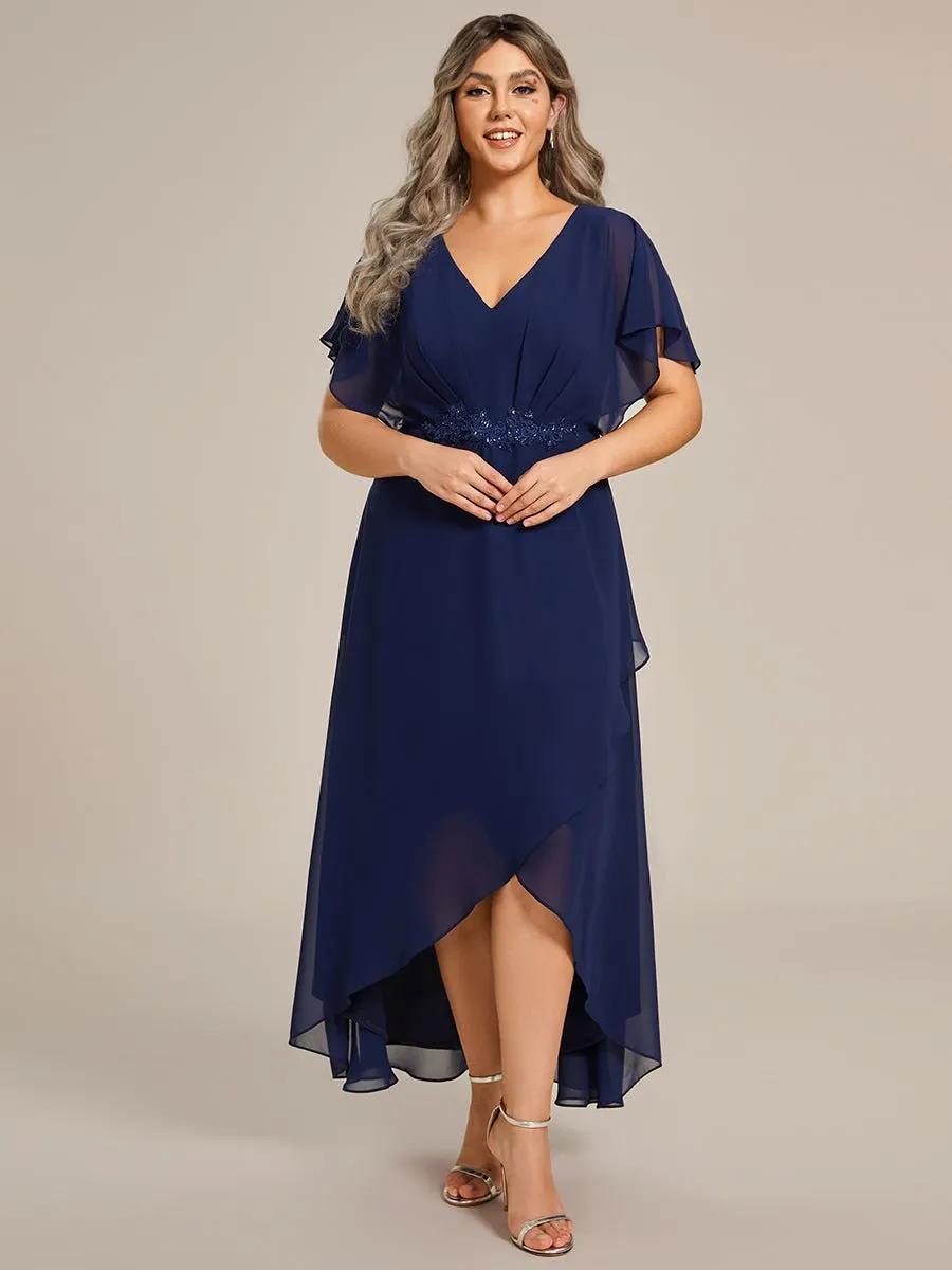 Haydie high low midi Mother of the bride/evening dress