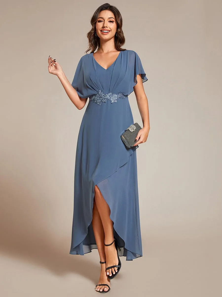 Haydie high low midi Mother of the bride/evening dress