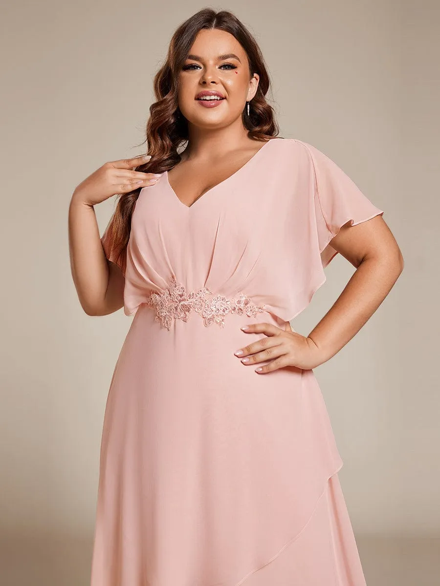 Haydie high low midi Mother of the bride/evening dress