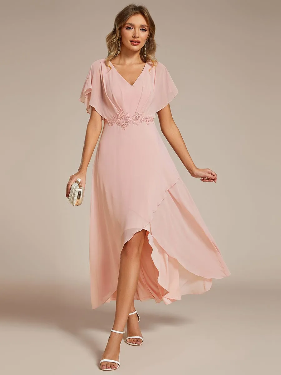 Haydie high low midi Mother of the bride/evening dress