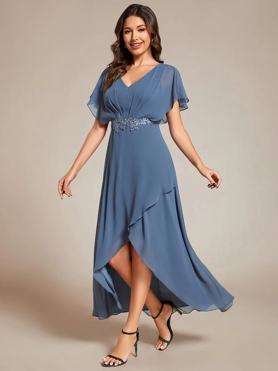 Haydie high low midi Mother of the bride/evening dress