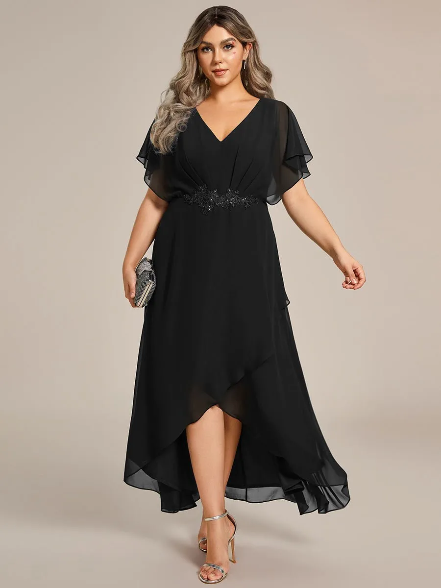 Haydie high low midi Mother of the bride/evening dress