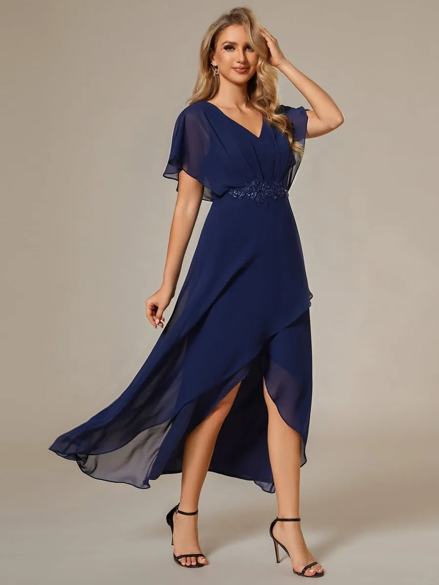Haydie high low midi Mother of the bride/evening dress