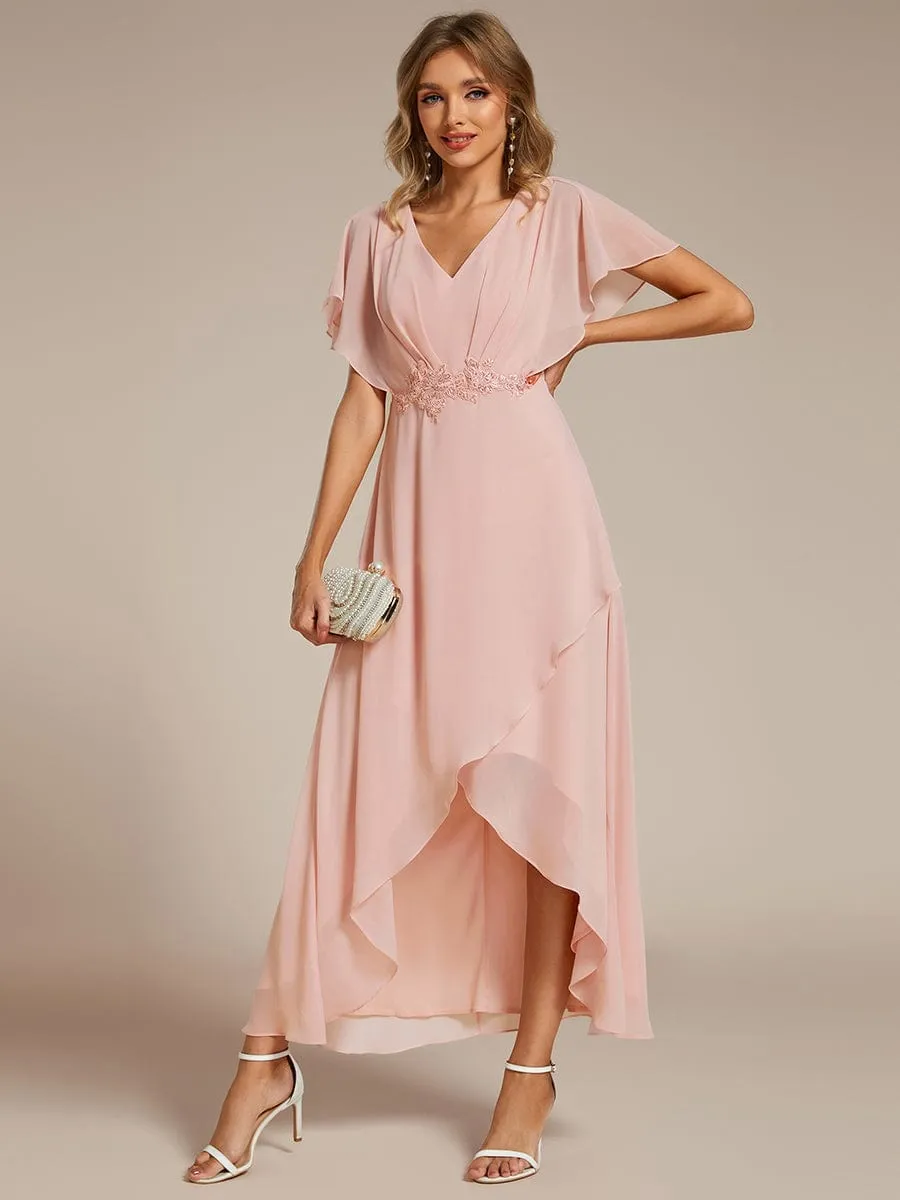 Haydie high low midi Mother of the bride/evening dress