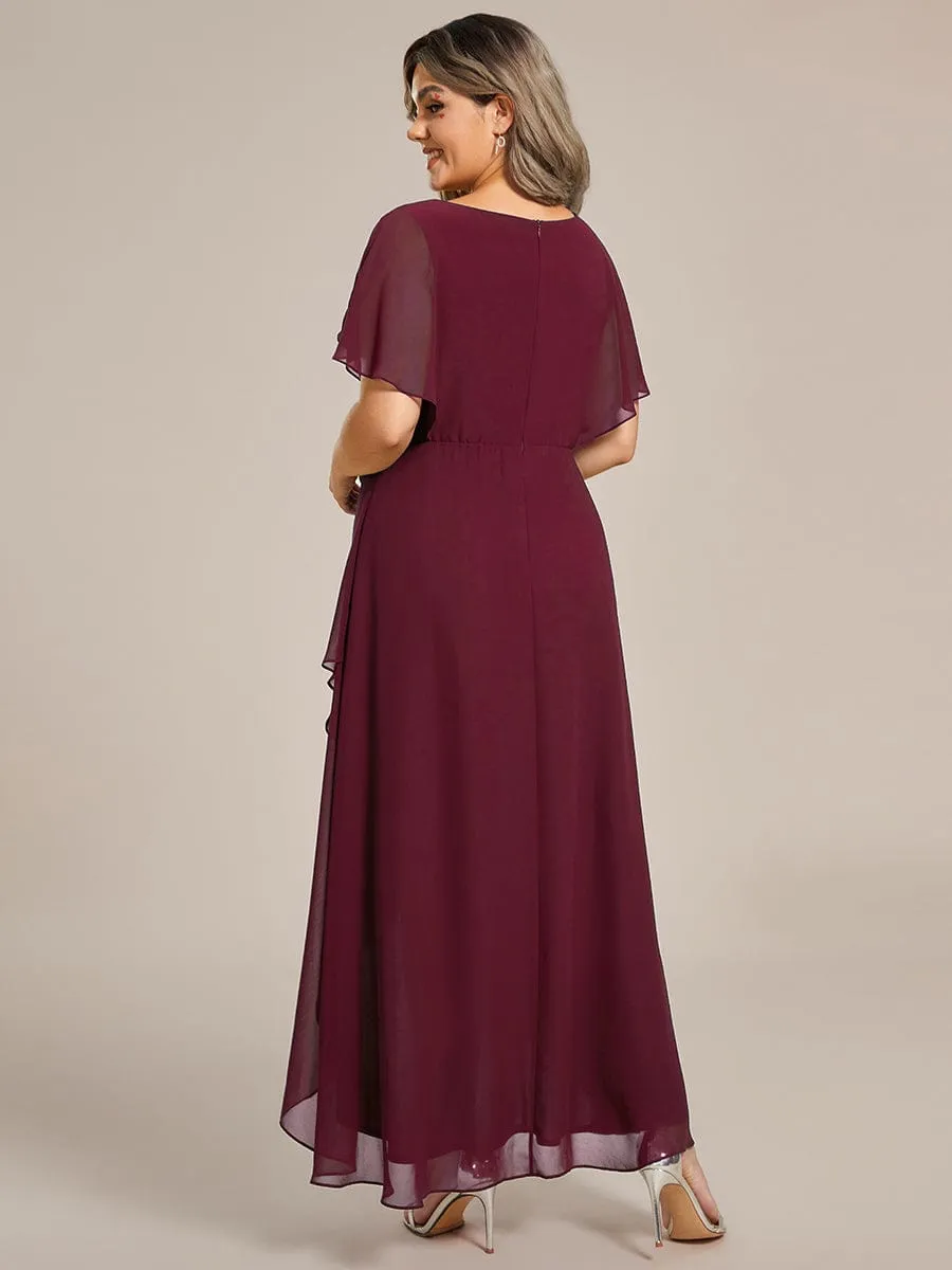 Haydie high low midi Mother of the bride/evening dress