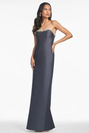 Hedy Gown - Charcoal