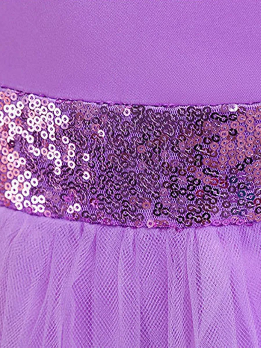 High-low Bowknot Mesh Flower Girl Dress MKD1002
