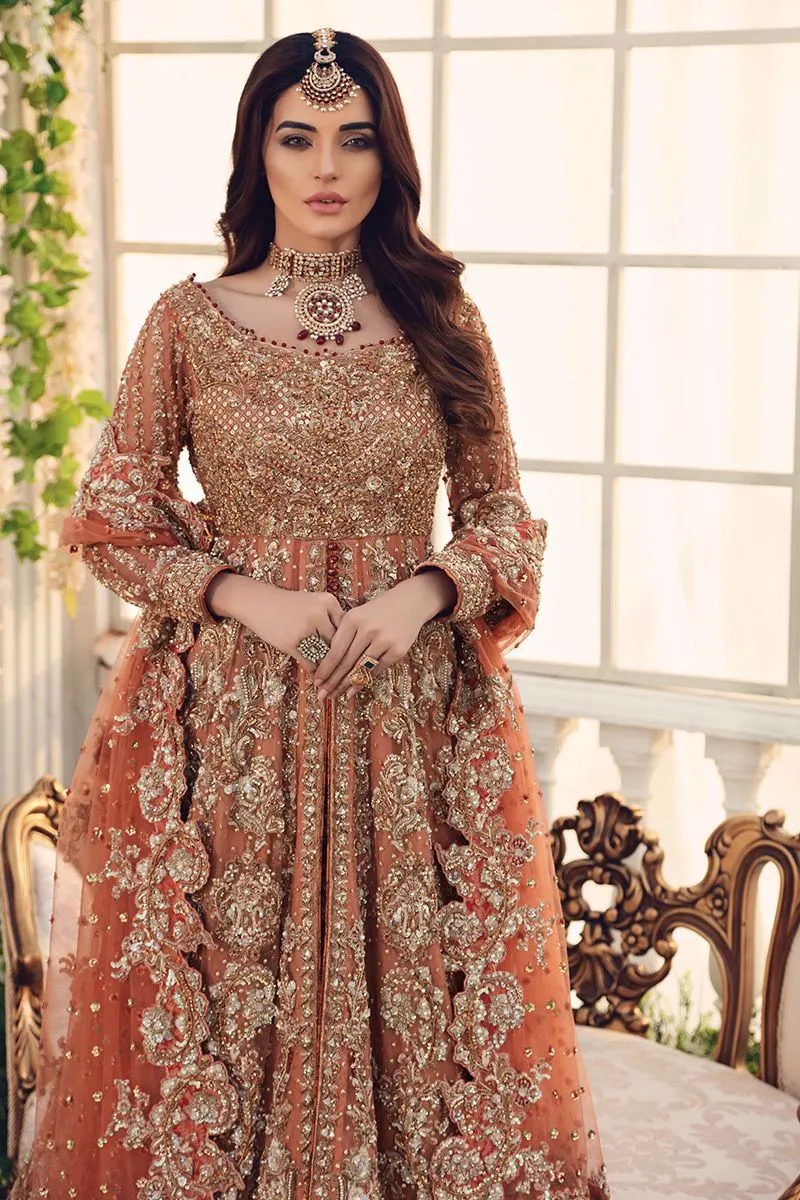 Indian Bridal Long Shirt Lehenga Designer Attire #BN1188