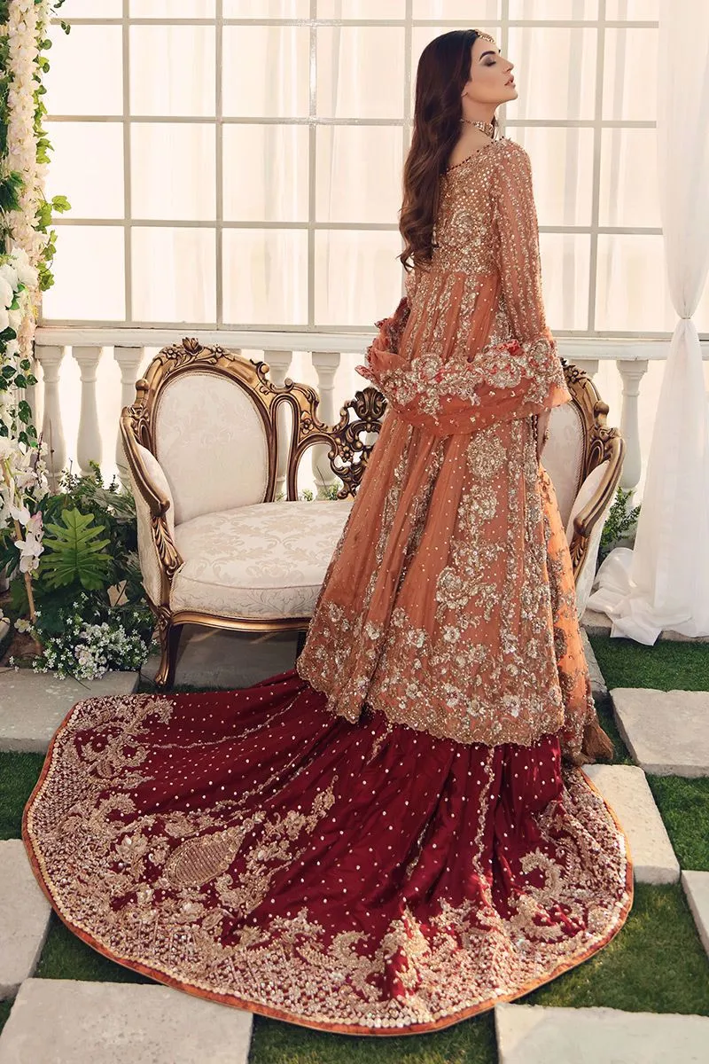 Indian Bridal Long Shirt Lehenga Designer Attire #BN1188