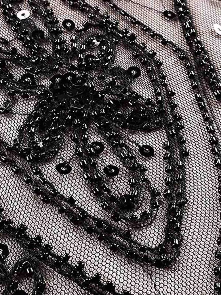 Ivory Women Evening Dress 1920s Flapper Gatsby Gown