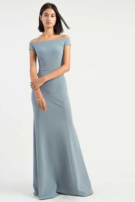 Jenny Yoo "Larson" in Mayan Blue, Size 10