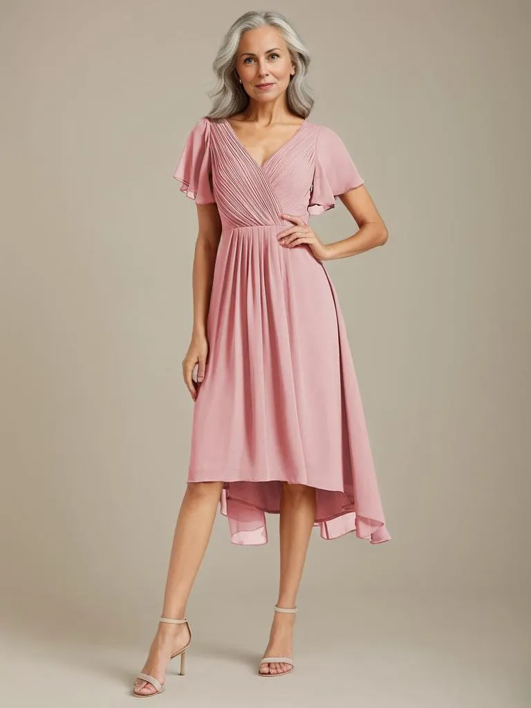 Jerry mother of the bride/groom chiffon dress