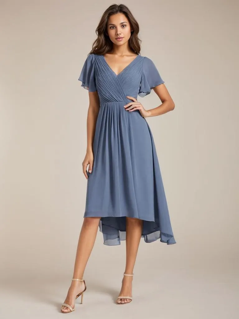 Jerry mother of the bride/groom chiffon dress