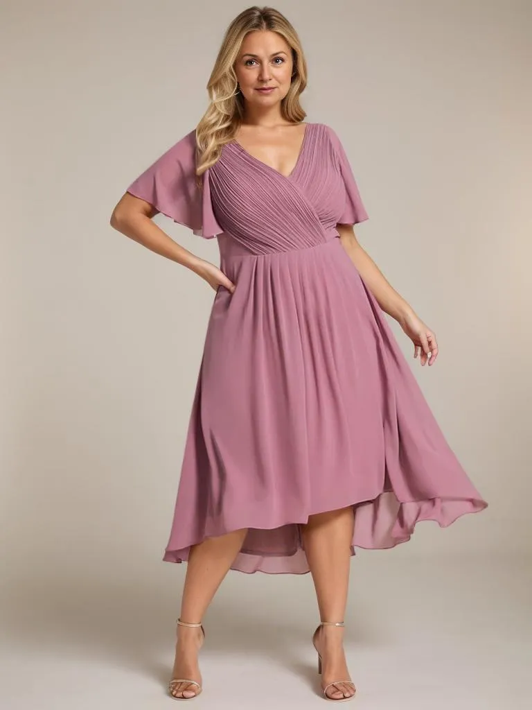 Jerry mother of the bride/groom chiffon dress