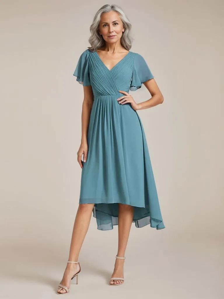 Jerry mother of the bride/groom chiffon dress